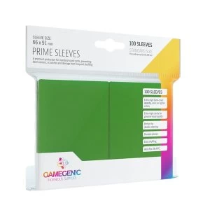 Gamegenic Prime Sleeves Green - 100 Sleeves