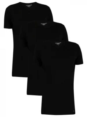 3 Pack Premium Essentials V-Neck T-Shirts