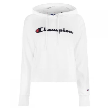 Champion Logo Hoodie - WHITE