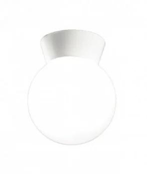 Wickes Globe White Ceiling Light - E27