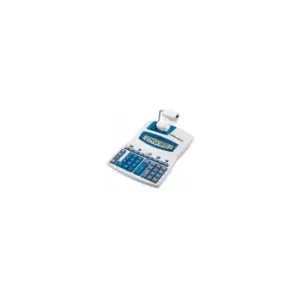 Rexel Ibico 1221X Semi-Professional Print Calculator White/Blue