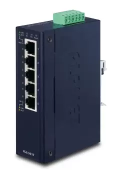 PLANET IGS-501T network switch Unmanaged Gigabit Ethernet...