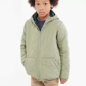 Barbour Boys' Quibb Quilted Jacket - Moss - 10-11 Years