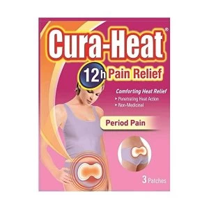 Cura-Heat Period Pain 3 Patches