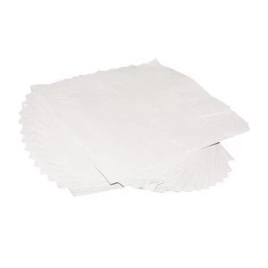 2 Ply 250mm x 250mm Luxury Cocktail Napkins White Pack of 250