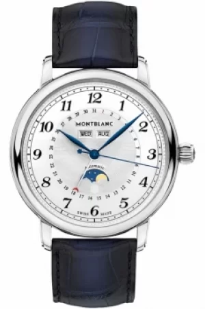 Mens Mont Blanc Star Legacy Calendar Moonphase Automatic Watch 118516