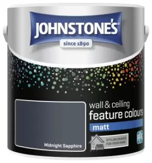 Johnstone's Retail Matt Paint 2.5L - Midnight Sapphire