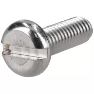 R-TECH 337086 Slotted Pan Head A2 Stainless Steel Screws M4 12mm -...