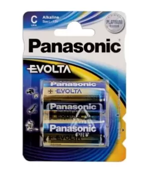 Panasonic Evolta C Cell Battery 12x2 Blister Packs Connect 30647