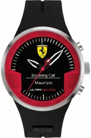 Mens Scuderia Ferrari Connect Hybrid Alarm Watch 0830373