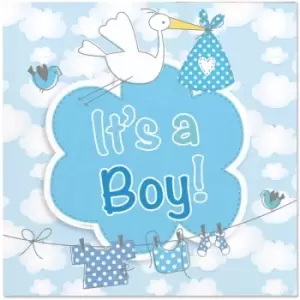 Birth Boy Napkins It&rsquo;s a Boy (Pack Of 20)