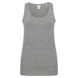 SF Womens/Ladies Feel Good Stretch Sleeveless Vest (XS) (Heather Grey)