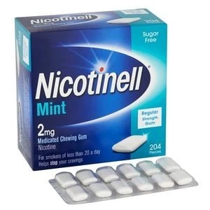 Nicotinell Mint 2mg Medicated Chewing Gum 204 Pieces