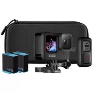 GoPro HERO9 Black Accessory Hard Bundle Action camera 5K, GPS, Waterproof, Shockproof, Audio stereo, Touchscreen, WiFi