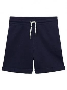Mango Boys Shorts - Navy, Size 7 Years