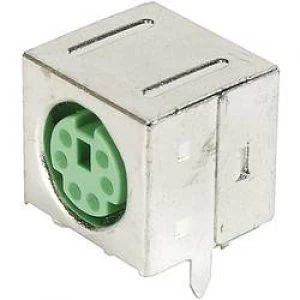 ASSMANN WSW A DIO FS06GREEN Mini DIN panel mounted Socket Shielded shielded Number of pins 6