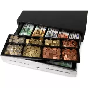 Safescan Heavy duty cash drawer, SAFESCAN HD-4646S, 8 coin compartments / 5 banknote compartments
