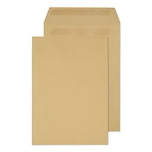 Purely Commercial Envelopes B5 Self Seal 254 x 178mm Plain 115 gsm Manilla Pack of 250