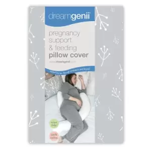 Dream Genii - Floral Grey Cotton Cover
