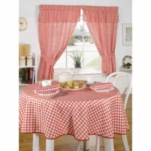 Emma Barclay Kitchen Curtain Set Molly 46 x 42 Red