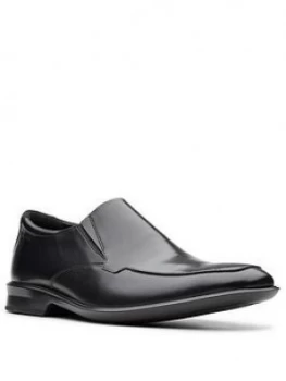 Clarks Bensley Step Slip On Shoes - Black, Size 6, Men