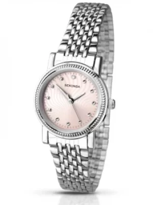 Sekonda Ladies Pink Dial Bracelet Watch 2006