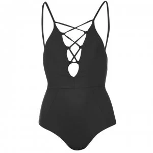 ONeill Criss Cross Smooth Swimsuit Ladies - Black Out