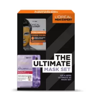 LOreal Men Expert and LOreal Paris The Ultimate Mask Gift Set (Worth £17.96)