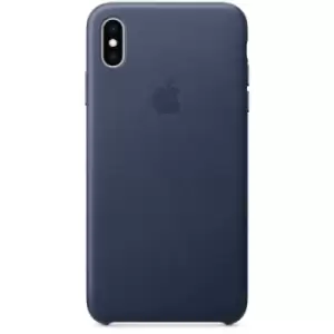 Apple iPhone XS Max Leather Case Midnight Blue MRWU2ZM/A