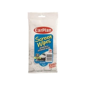 CarPlan Screen Wipes (Pouch of 20)