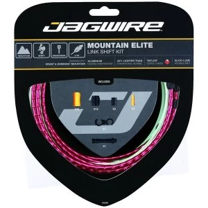 Jagwire Mountain Elite Link Shift Cable Kit Red