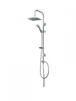Aqualux Shower System Charisma. Monsoon Shower Head Riser Rail and Hand Shower