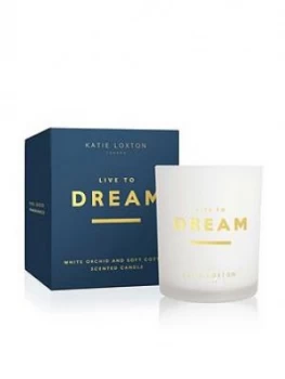 Katie Loxton Sentiment Candle Live To Dream White Orchid And Soft Cotton 160G