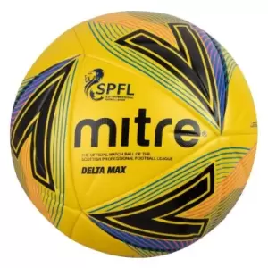 Mitre Delta Max SPFL Football - Yellow