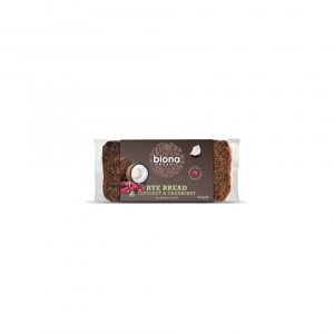 Biona Organic Cranberry & Coconut Rye Bread 500g