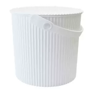 Hachiman Omnioutil Storage Bucket & Lid Large - White