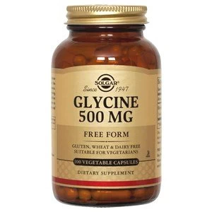 Solgar Glycine 500 mg Vegetable Capsules 100 Capsules