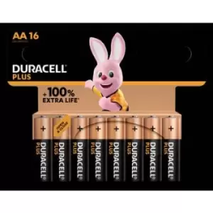 Duracell Plus-AA CP16 AA battery Alkali-manganese 1.5 V 16 pc(s)