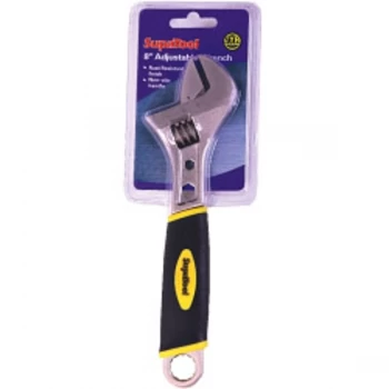 SupaTool Adjustable Wrench with Power Grip 8&acirc;??/200mm