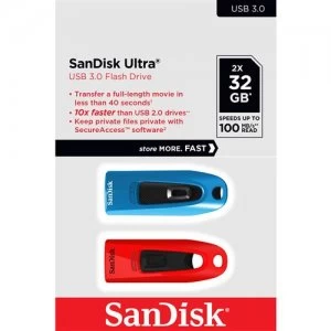 SanDisk ULTRA USB USB flash drive 32GB USB Type-A 3.2 Gen 1 (3.1 Gen 1) Black