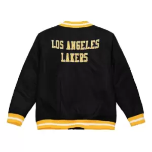 Mitchell And Ness Nba Los Angeles Lakers Womens Puffer Jacket, Black, Female, Jackets & Outerwear, OJBF4348-LALYYPPPBLCK
