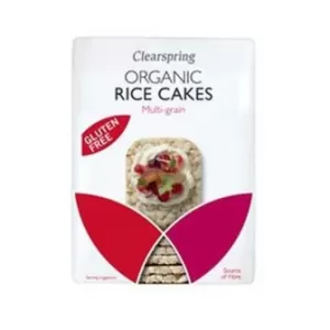 Clearspring - Org 3-Grains thin Rice Cakes 130g