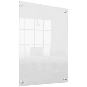 Nobo Transparent Acrylic Mini Whiteboard 600 x 450mm Wall Mounted, Clear