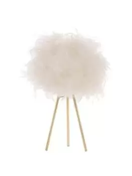 Bhs Plume Feather Tripod Table Lamp