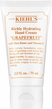 Kiehl's Richly Hydrating Hand Cream Grapefruit 75ml