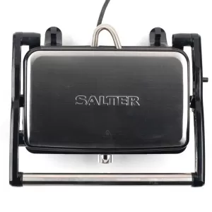 Salter Megastone Non Stick Fold Out Health Grill and Panini Maker
