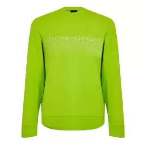 BOSS Embroidered Logo Sweater - Green