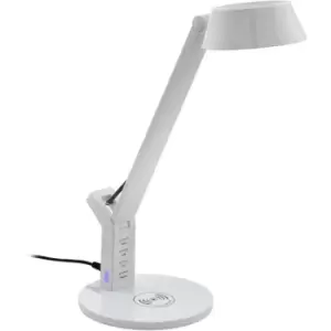 BANDERALO Smart Table Lamp with QI Charge White - White - Eglo