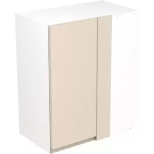 Kitchen Kit Flatpack J-Pull Kitchen Cabinet Wall Blind Corner Unit Ultra Matt 600mm in Cashmere MFC
