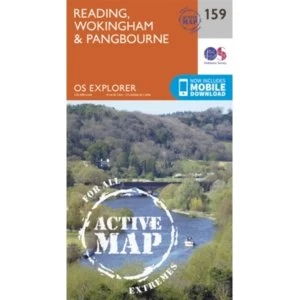 Reading, Wokingham and Pangbourne by Ordnance Survey (Sheet map, folded, 2015)